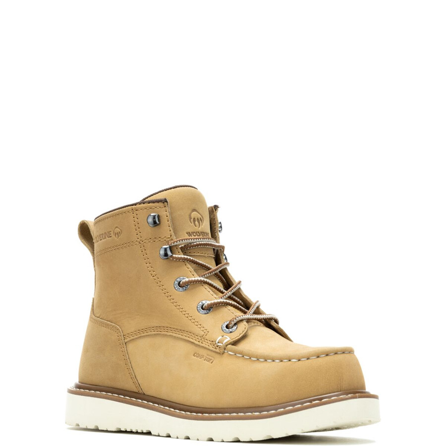 comercio cuña sin forro 6 moc toe-bota de trabajo